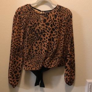 Banana Republic animal print body suit